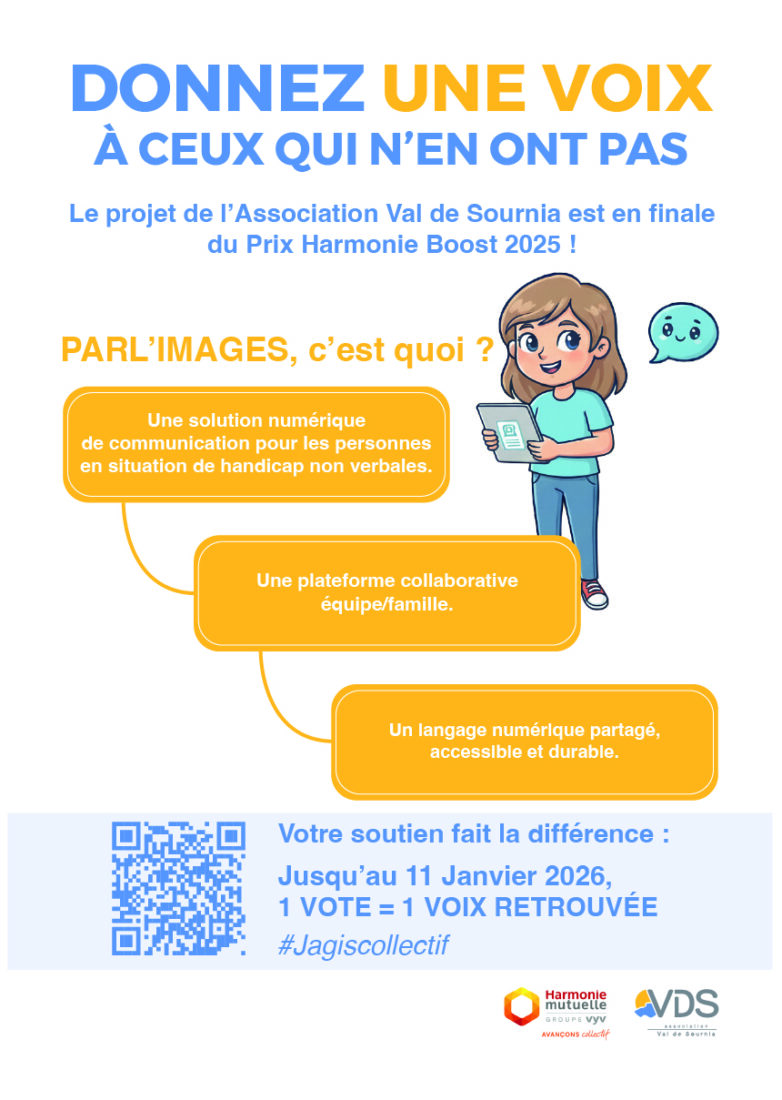 L’Association Val de Sournia finaliste du concours Harmonie Mutuelle Boost 2025 avec son projet PARL’IMAGES !